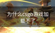 为什么csgo游戏加载不了