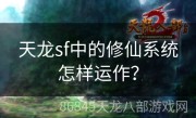 天龙sf中的修仙系统怎样运作？