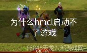 为什么hmcl启动不了游戏