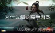 为什么驯龙高手游戏