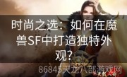 时尚之选：如何在魔兽SF中打造独特外观？