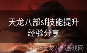 天龙八部sf技能提升经验分享